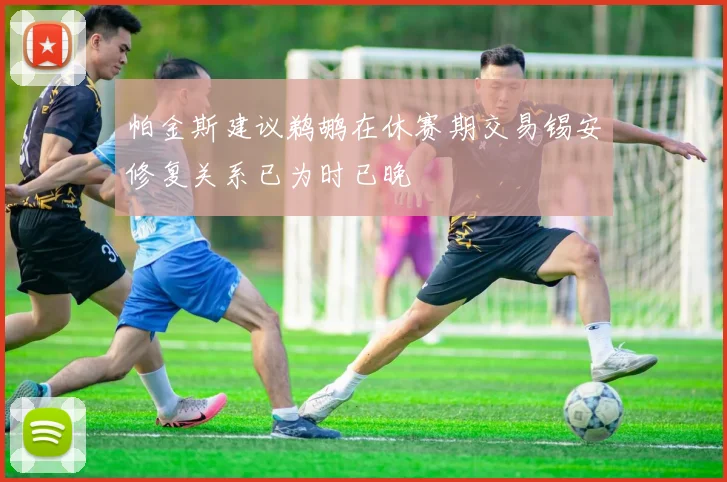 帕金斯建议鹈鹕在休赛期交易锡安修复关系已为时已晚